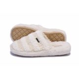 Papuci de casa femei Runners, RNS-242-1813, Bej Deschis