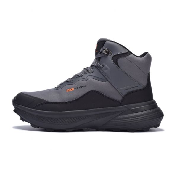 Pantofi sport barbati Runners, RNS-262-26113, Gri Inchis